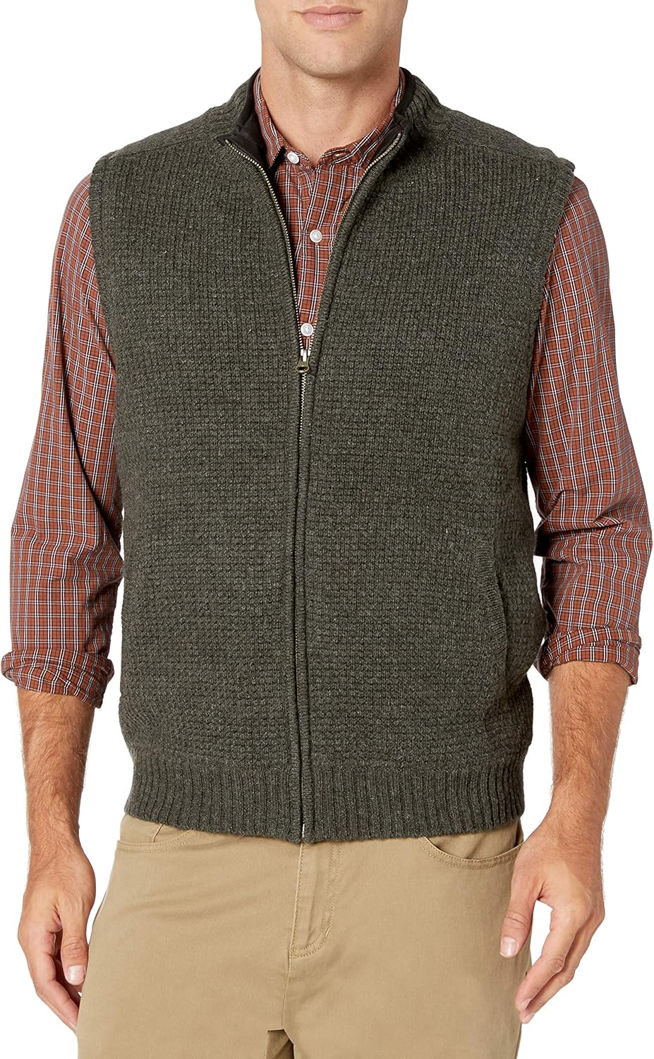 Amazon | Pendleton メンズ シェットランド ジップベスト